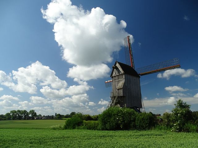 Moulin à vent Noordmeulen proche de : Les Résidences La Becque